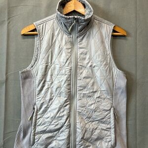 L.L. Bean Gray Quilted Vest Size XS